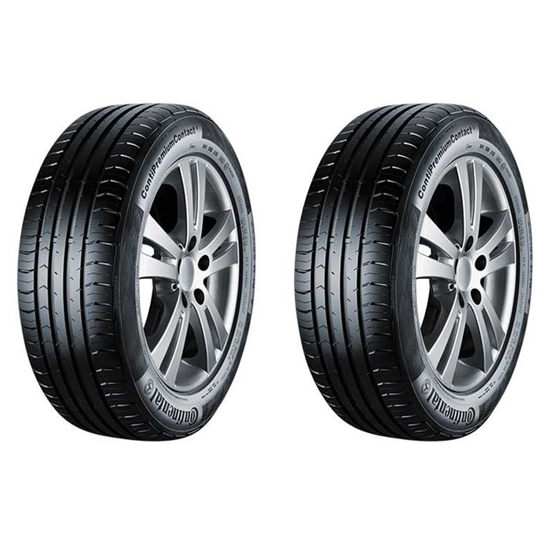 لاستیک خودرو کنتیننتال مدل contact5 سایز 215_55r17   دو حلقه