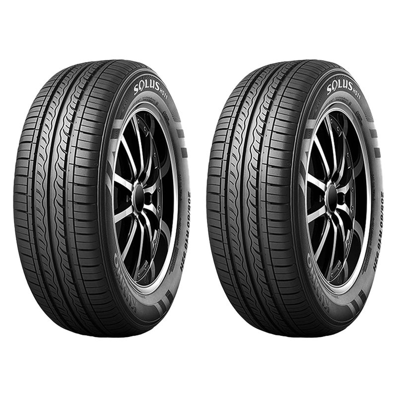 لاستیک خودرو کومهو مدل hs11 سایز 195_60r14   دو حلقه
