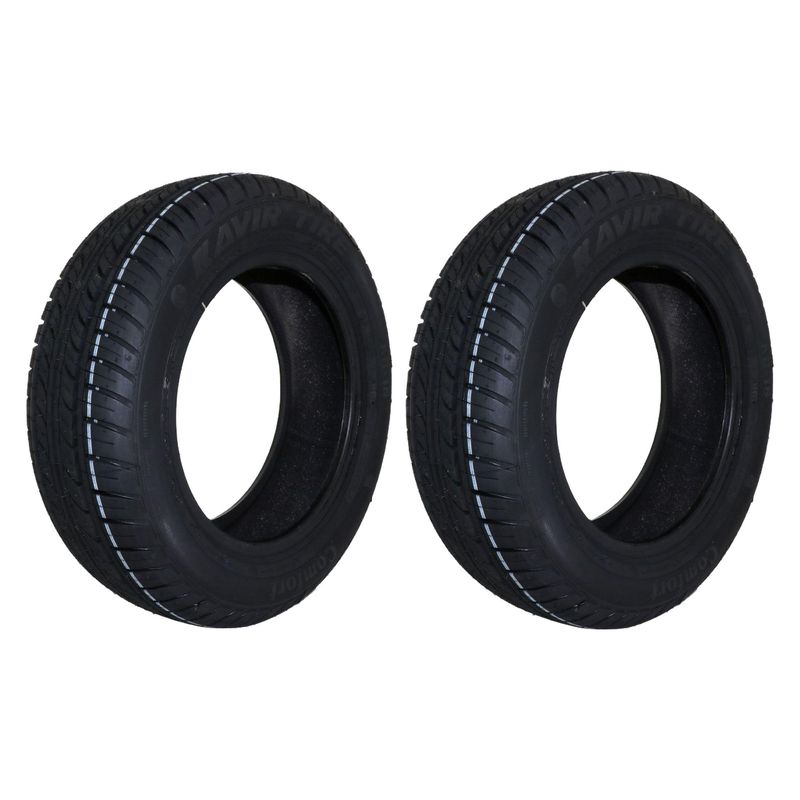 لاستیک خودرو کویر تایر مدل kb12 kb16 سایز 165_65r13   دو حلقه