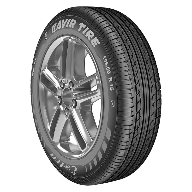 لاستیک خودرو کویر تایر مدل kb33 سایز 195_60_15   تک حلقه
