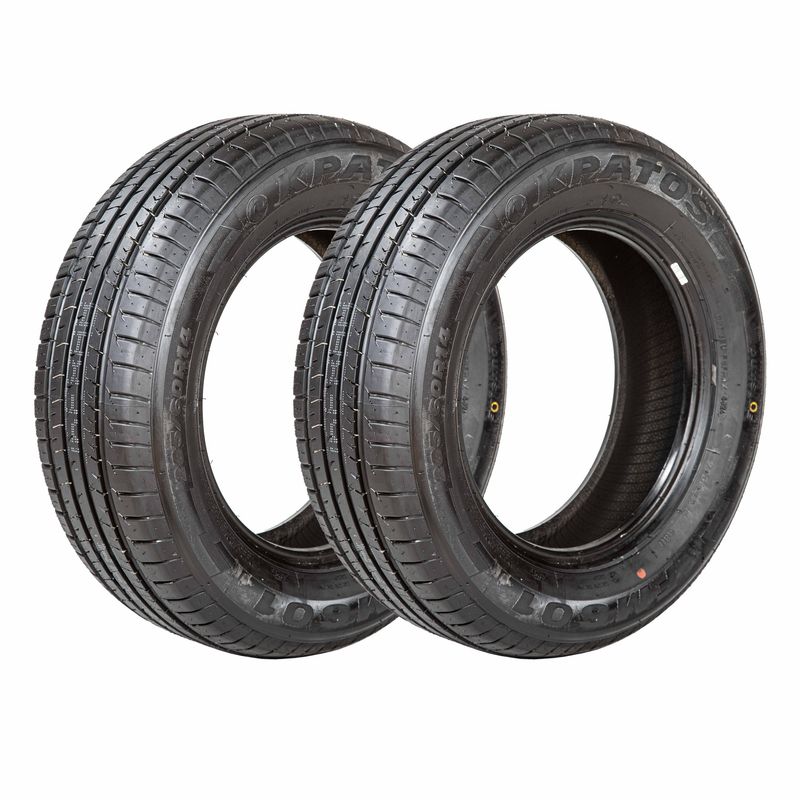 لاستیک خودرو کپاتوس مدل fm601  سایز 14 _ 60 _ 205 میلی‌متر تولید سال 2024   2 حلقه