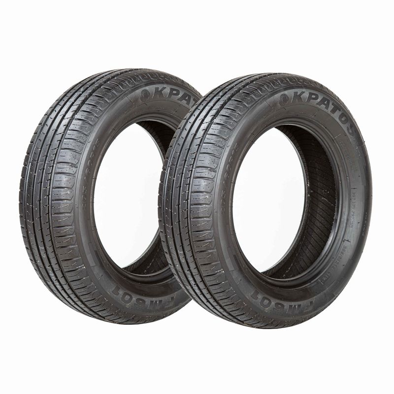لاستیک خودرو کپاتوس مدل fm601  سایز 15 _ 60 _ 205 میلی‌متر تولید سال 2025   2 حلقه