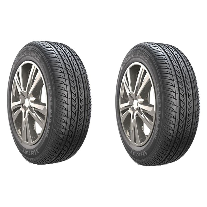 لاستیک خودرو یزد تایر مدل mercury سایز 205_60r14   دو حلقه