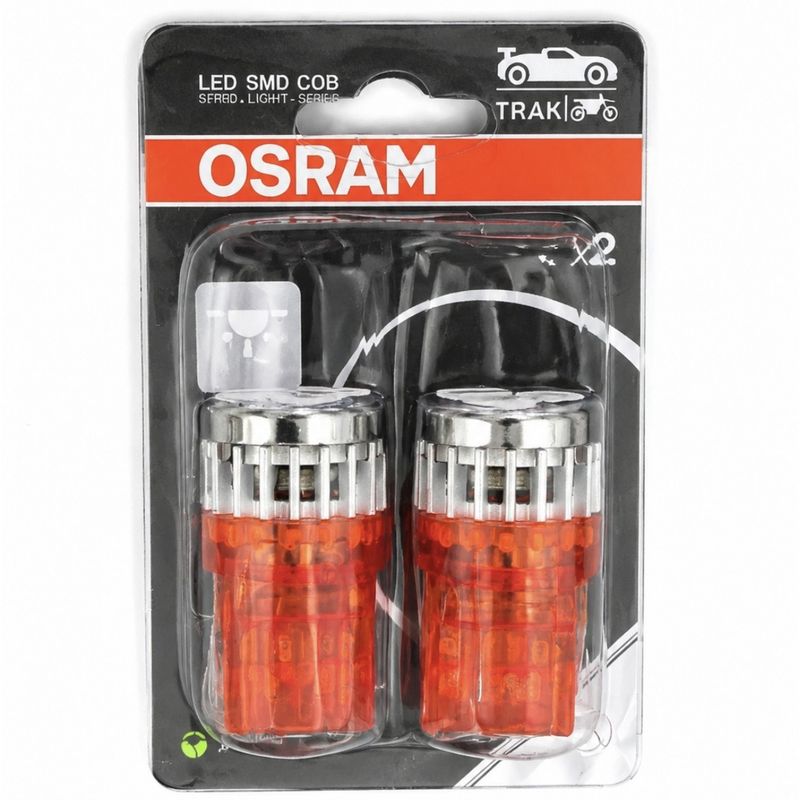 لامپ ال ای دی خودرو اسرام مدل hipwer 18chip کد r پایه t20 7443 مجموعه دو عددی