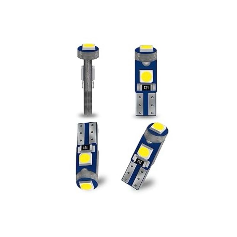 لامپ ال ای دی خودرو تایپر مدل پشت آمپر کد 3 3030smd پایه t5 مجموعه 6 عددی