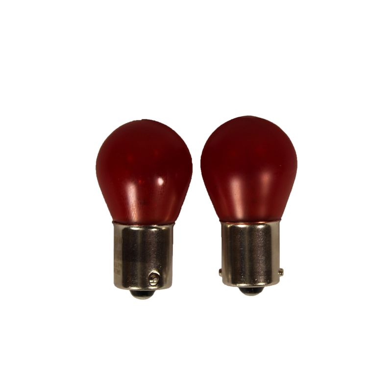 لامپ خودرو تانگسرام مدل 12v p21w red پایه تک کنتاکت بسته 2 عددی