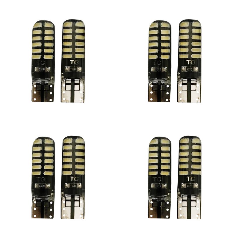 لامپ خودرو مدل 24smd t10 مجموعه 8 عددی
