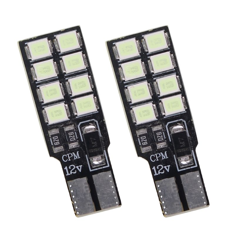 لامپ خودرو کاسپین مدل super led 16chip ice blue بسته دو عددی
