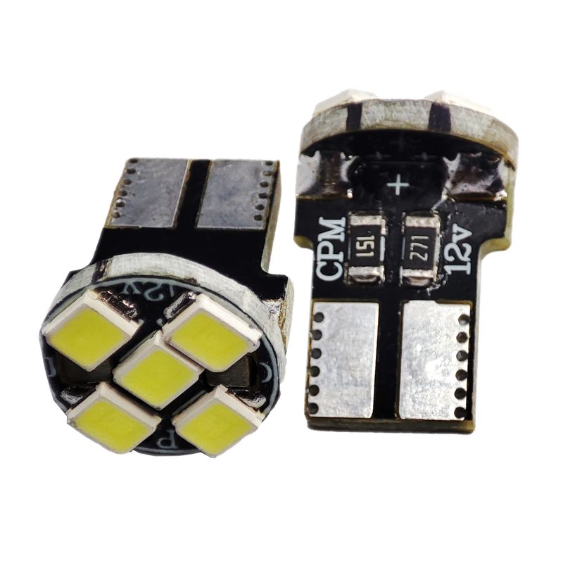 لامپ خودرو کاسپین مدل super led 5chip بسته دو عددی