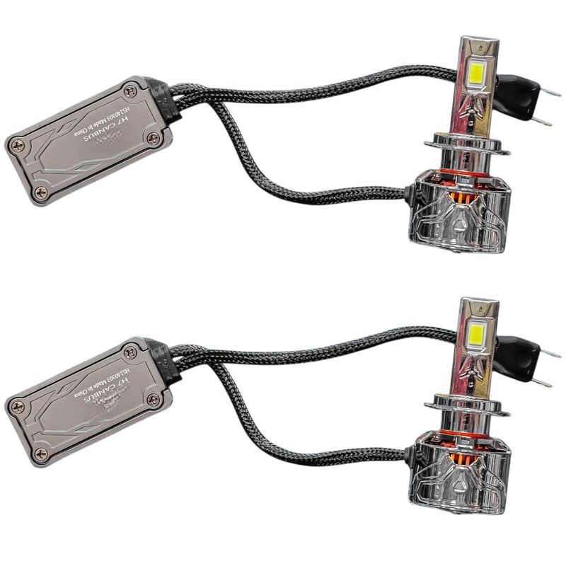 لامپ نور پایین و نور بالا چراغ جلو تک حالته بست یدک مدل یخی کد x10 با پایه h7 مناسب برای پژو پارس و پژو 206 بسته ۲ عددی