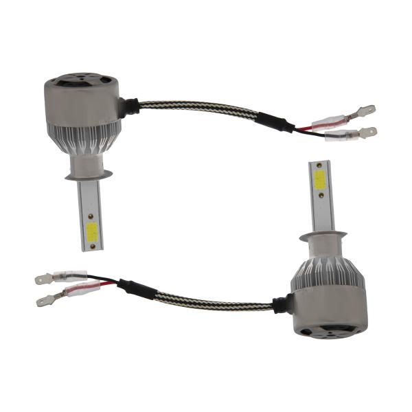 لامپ هدلایت خودرو مدل c6 h1 مناسب برای پژو 206 بسته دو عددی