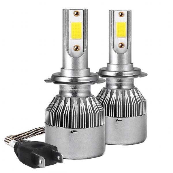 لامپ هدلایت خودرو مدل c6 h7 مناسب برای پژو پارس بسته دو عددی