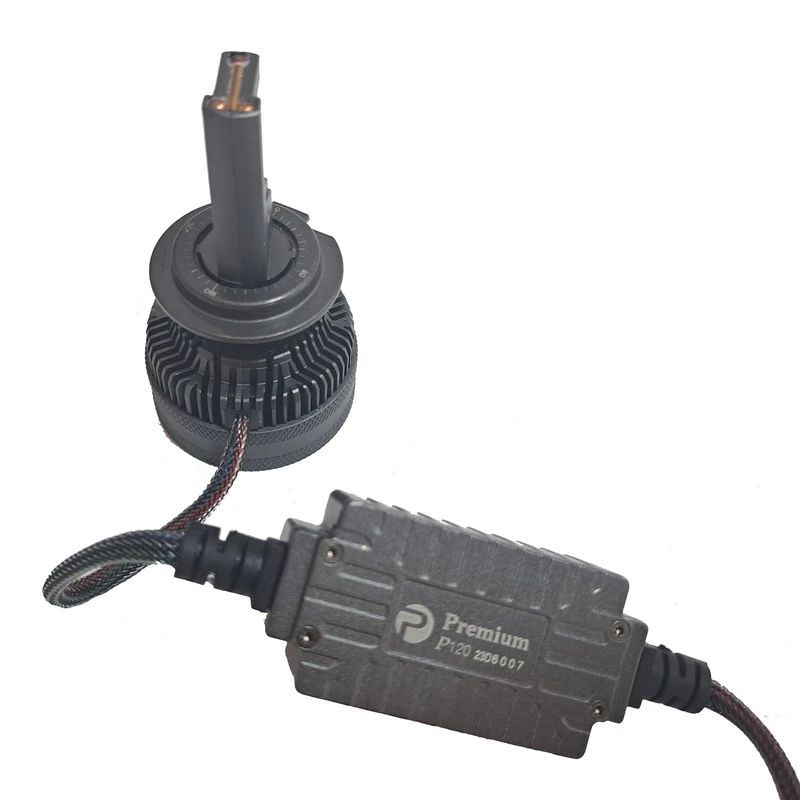 لامپ هدلایت خودرو پریمیوم مدل p120 پایه h4 بسته دو عددی