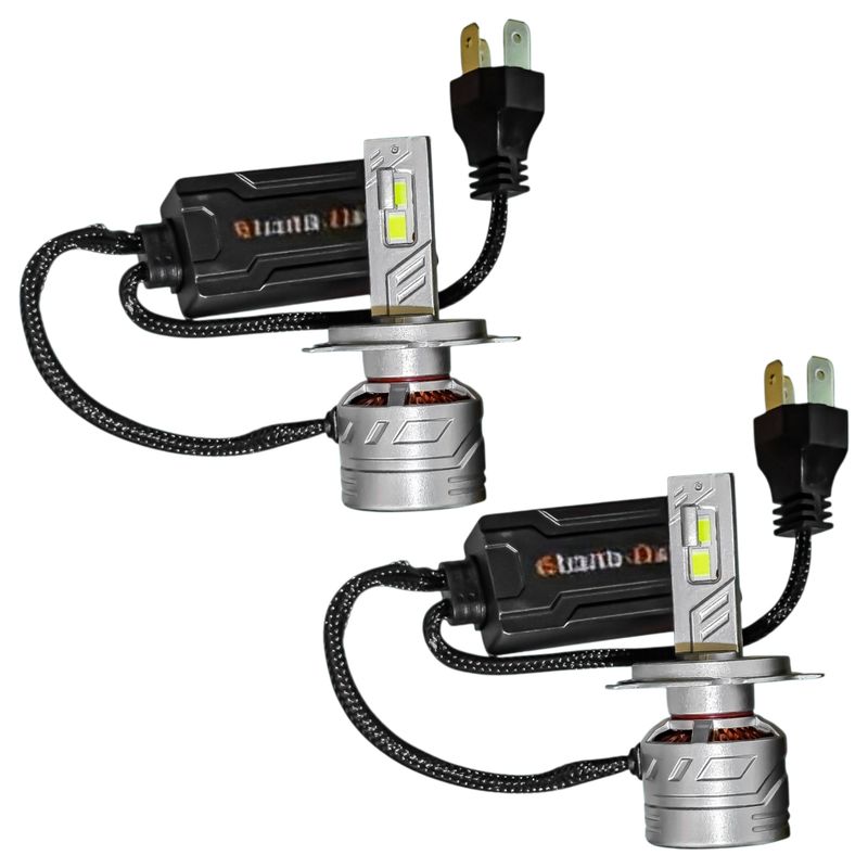 لامپ هدلایت چراغ جلو تک حالته بست یدک مدل یخی کد cb1300 پایه h4 بسته ۲ عددی