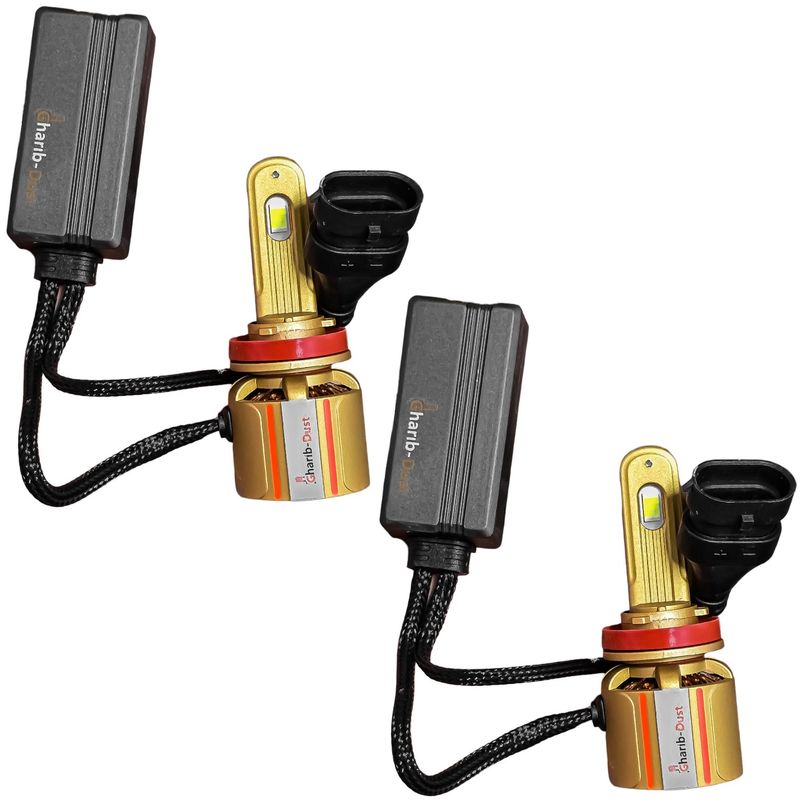 لامپ هدلایت چراغ مه شکن جلو خودرو تک حالته غریب دوست مدل x19 کد csp پایه h11 بسته 2 عددی