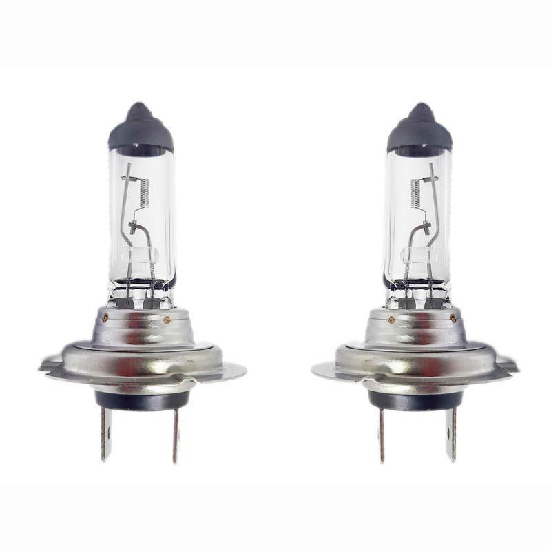 لامپ چراغ جلو خودرو مجد مدل 12v 100w پایه h7 مجموعه دو عددی