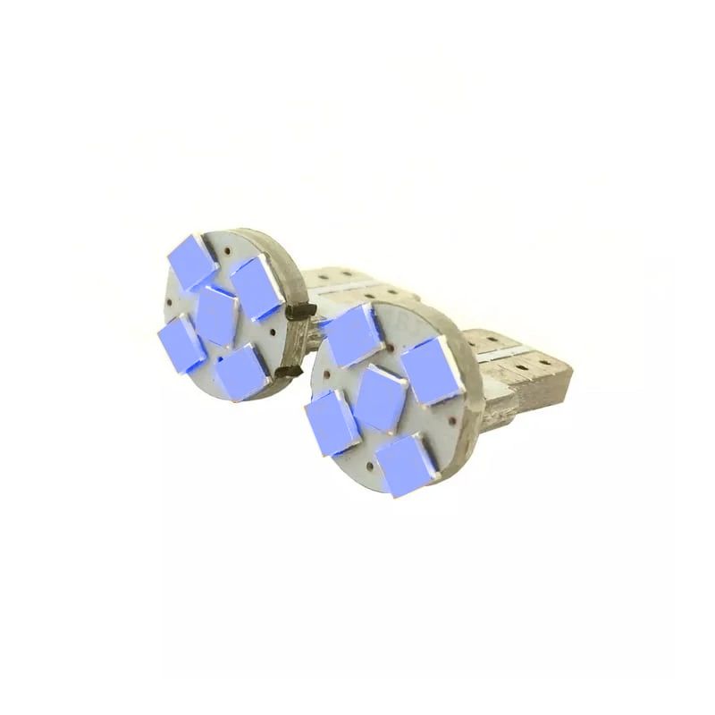 لامپ چراغ پلاک خودرو کالانیکس مدل light blue5smd 101023 بسته 2 عددی