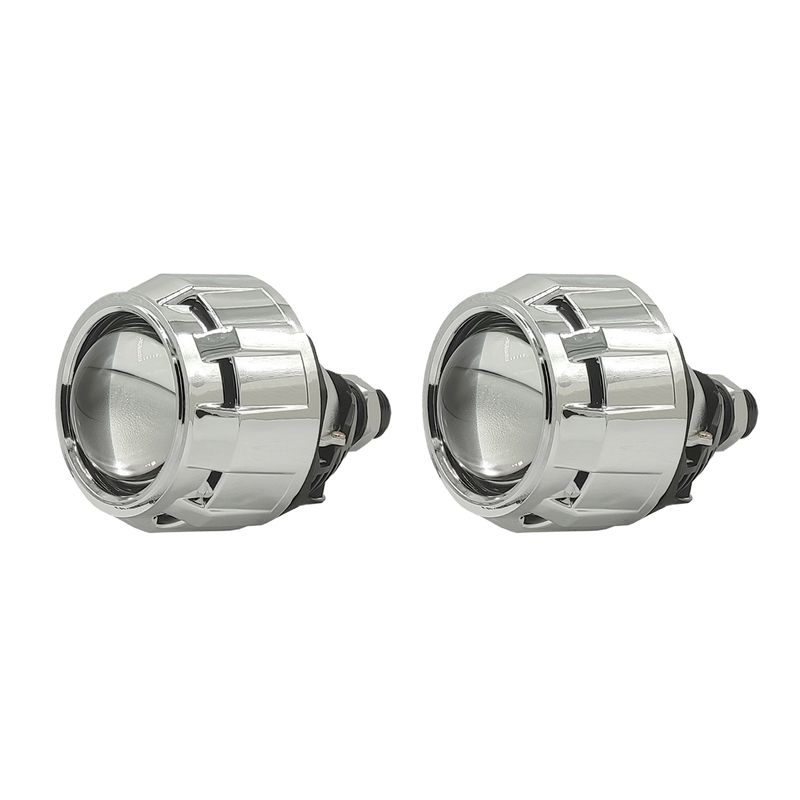 لنز چراغ خودرو دو حالته زیمر مدل l25 4300k bi led پایه دوکنتاکت مجموعه دو عددی
