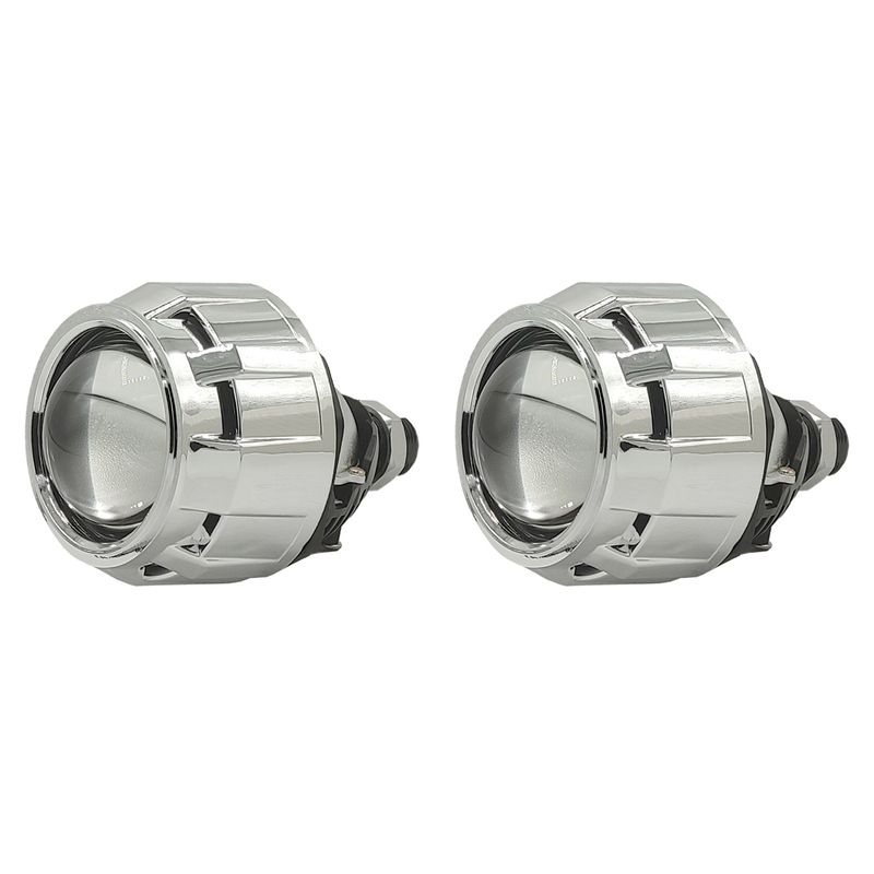 لنز چراغ خودرو دو حالته زیمر مدل l25 6000k bi led بسته دو عددی