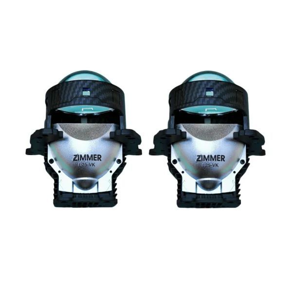 لنز چراغ خودرو دو حالته زیمر مدل l25 vk bi led پایه دوکنتاکت مجموعه دو عددی