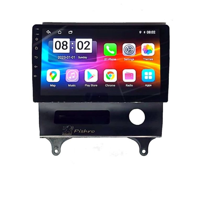 مانیتور اندروید ریمکس مدل s200 plus مناسب برای خودروی پژو پارس داشبورد قدیم