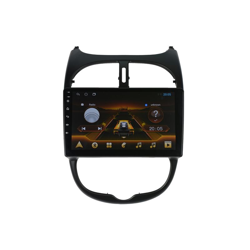 مانیتور خودرو کاروین مدل s800 pro با برد ts مناسب برای پژو 206