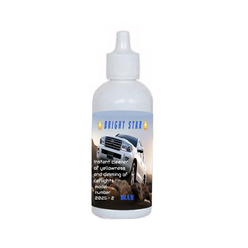 مایع شفاف کننده فوری و محافظ چراغ خودرو کد برایت استار حجم 125 میلی لیتر