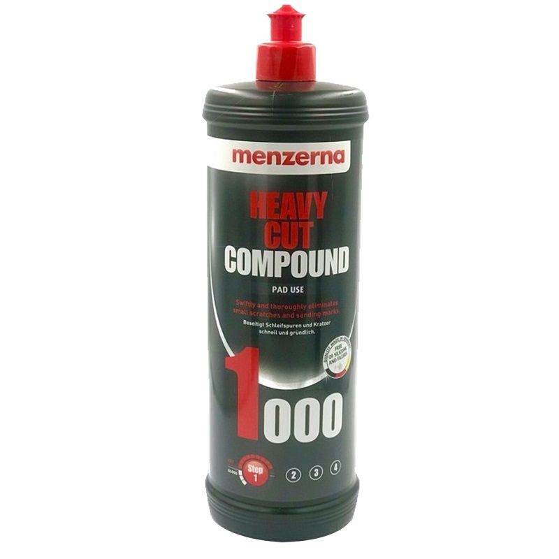 مایع پولیش بدنه خودرو منزرنا مدل heavy compond 1000  وزن یک کیلوگرم