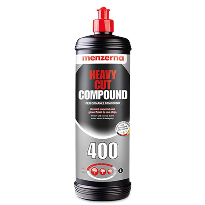 مایع پولیش بدنه خودرو منزرنا مدل heavycutcompound400 حجم 1000 میلی لیتر