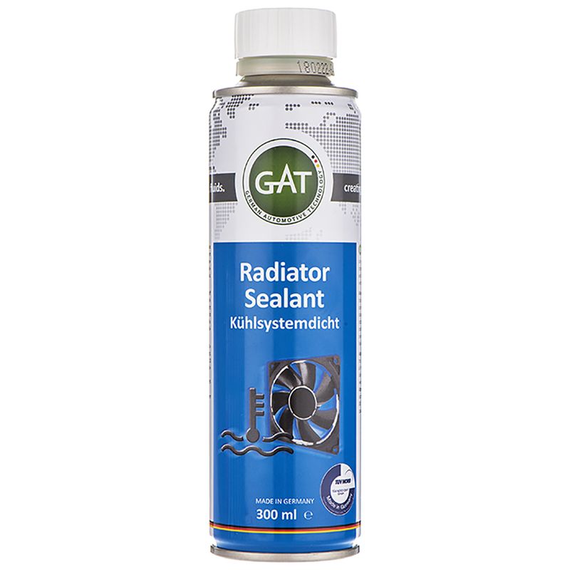 محلول نشتگیر رادیاتور خودرو گات مدل radiator sealant 62011 حجم 300 میلی لیتر