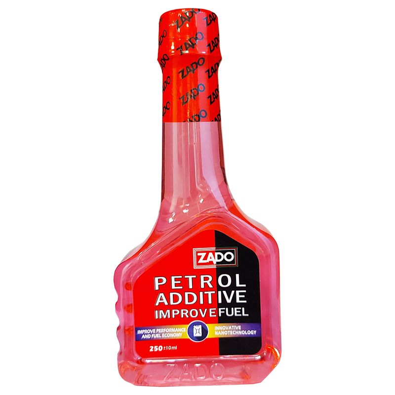 مکمل بنزین زادو مدل petrol additive improvefuel حجم 250 میلی لیتر