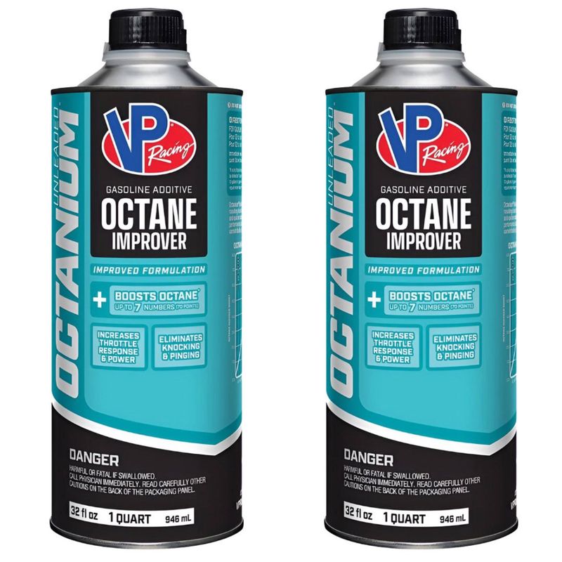 مکمل بنزین و اکتان بوستر خودرو وی پی ریسینگ مدل unleaded 70p حجم 946 میلی لیتر بسته 2 عددی