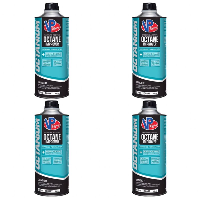 مکمل بنزین و اکتان بوستر خودرو وی پی ریسینگ مدل unleaded 70p حجم 946 میلی لیتر بسته 4 عددی