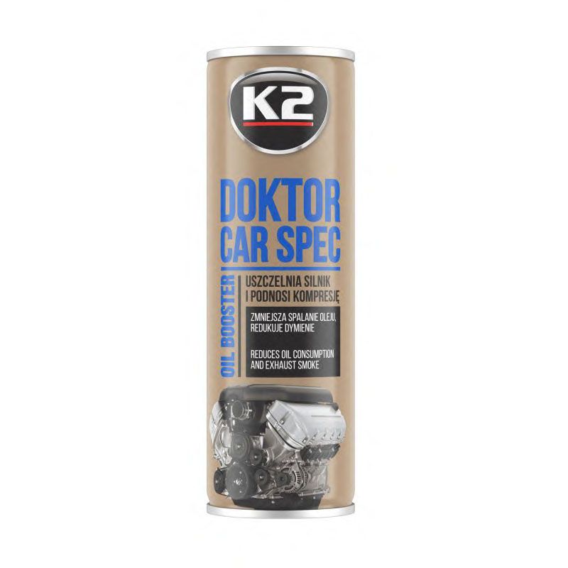 مکمل تقویت‌کننده موتور و کاهش مصرف روغن کی تو مدل doktor car spec ظرفیت 443 میلی‌لیتر