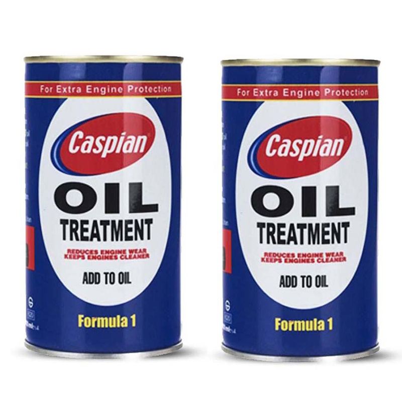 مکمل روغن موتور خودرو کاسپین مدل formula 1 حجم 300 میلی لیتر بسته 2 عددی