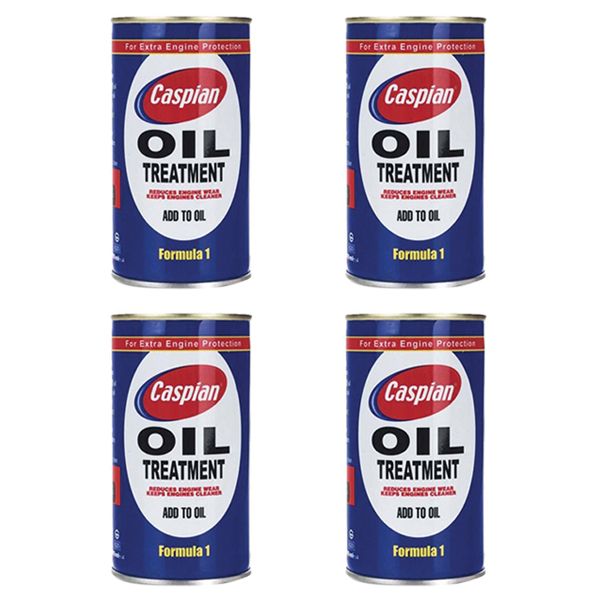 مکمل روغن موتور خودرو کاسپین مدل formula 1 حجم 300 میلی لیتر بسته 4 عددی