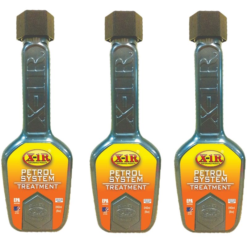 مکمل سوخت خودرو x 1r مدل petrol t حجم 240 میلی لیتر بسته 3 عددی