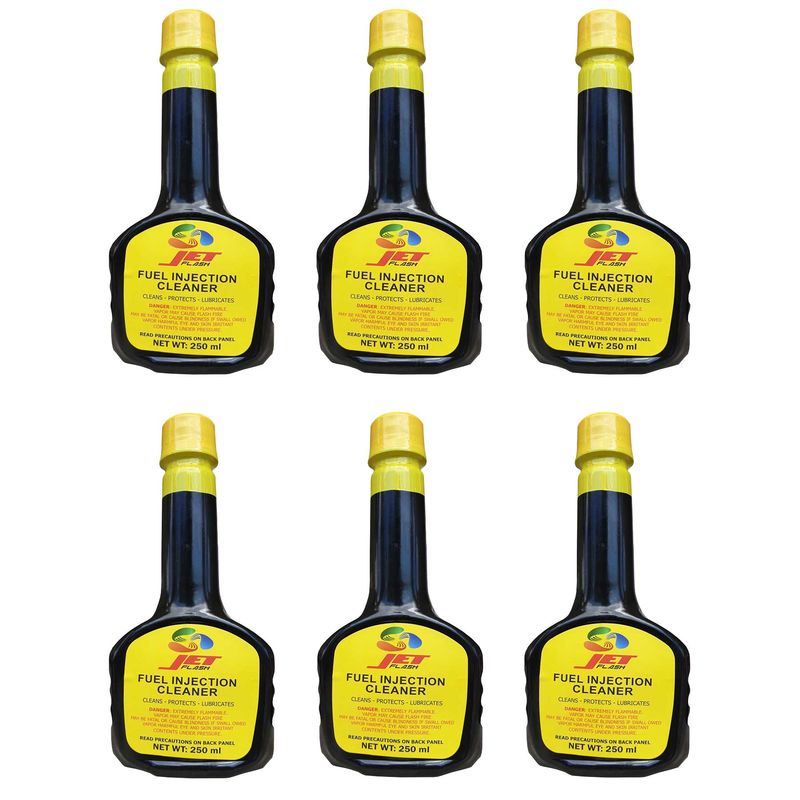 مکمل سوخت خودرو جت مدل 01 حجم 250 میلی لیتر بسته 6 عددی