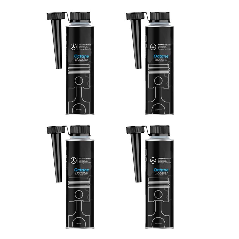 مکمل سوخت خودروهای بنزینی مرسدس بنز مدل mb oc100bv 4x حجم 250 میلی لیتر بسته 4 عددی