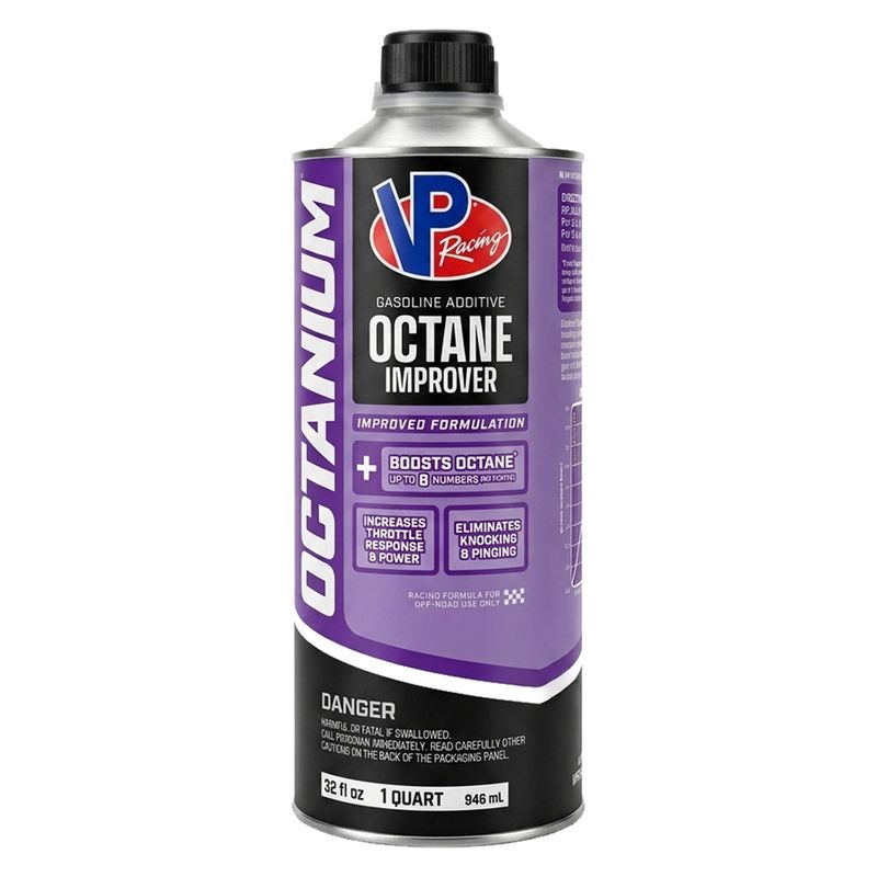 مکمل سوخت و اکتان بوستر وی پی ریسینگ فیولز مدل octanium 80p حجم 946 میلی لیتر
