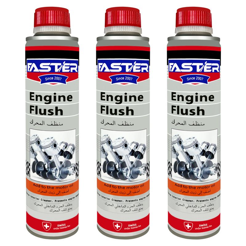 مکمل موتور شوی فستر مدل engin flush حجم 400 میلی لیتر بسته 3 عددی