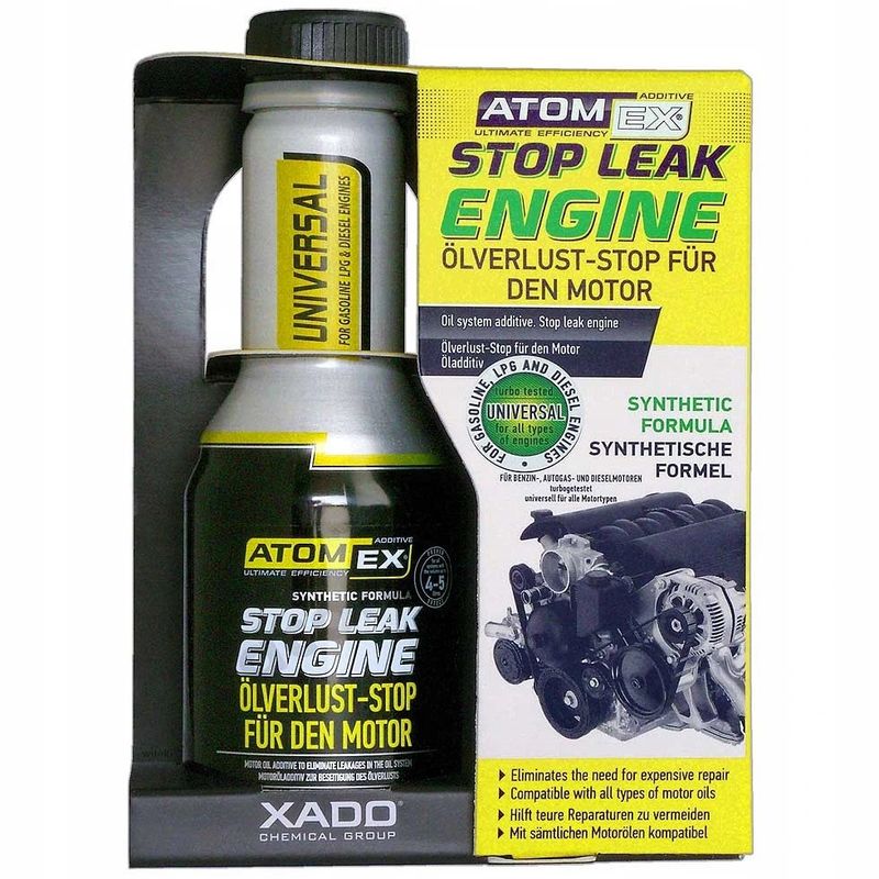 مکمل نشت گیر موتور اکسادو مدل leak engine حجم 250 میلی لیتر