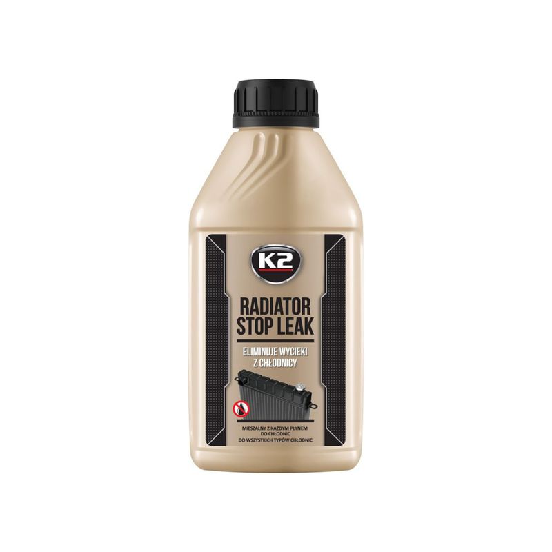 مکمل نشت‌گیر رادیاتور کی تو مدل radiator stop leak ظرفیت 400 میلی‌لیتر