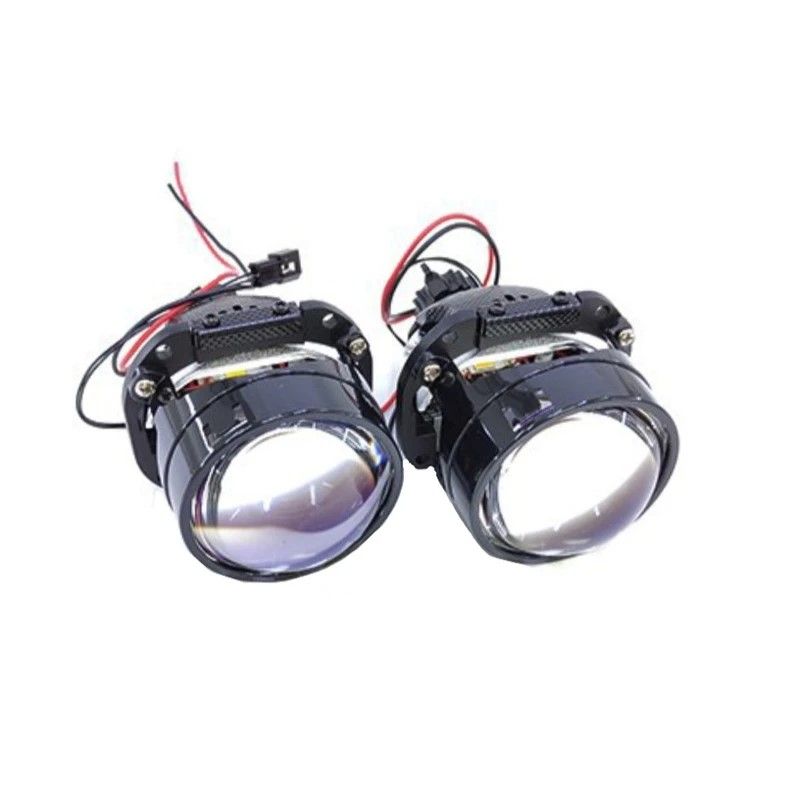 هدلایت خودرو ام زد ام مدل l100pro bi led پایه 9005_h4_h7 به همراه قاب بسته 2 عددی