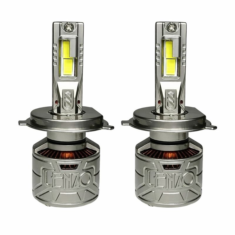 هدلایت خودرو لنزو مدل v125 pro max پایه h4 بسته 2 عددی