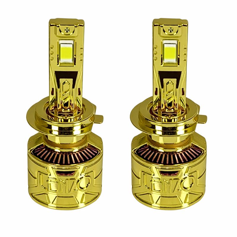 هدلایت خودرو لنزو مدل v125 pro max پایه h7 بسته 2 عددی