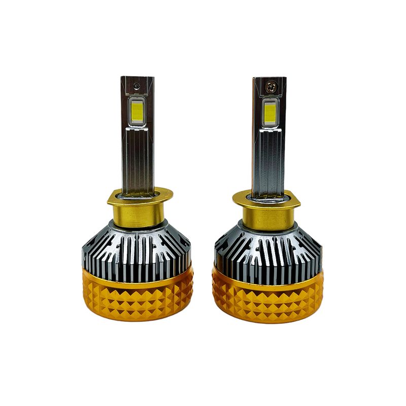 هدلایت لامپ خودرو سام مدل super gold  پایه h1 بسته دو عددی