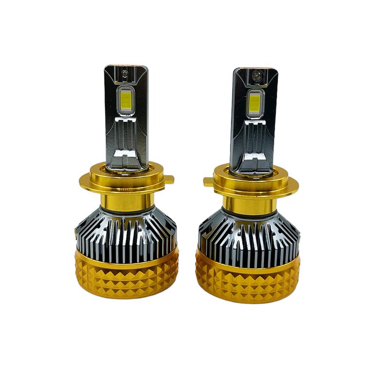 هدلایت لامپ خودرو سام مدل super gold‌ پایه h7 بسته دو عددی