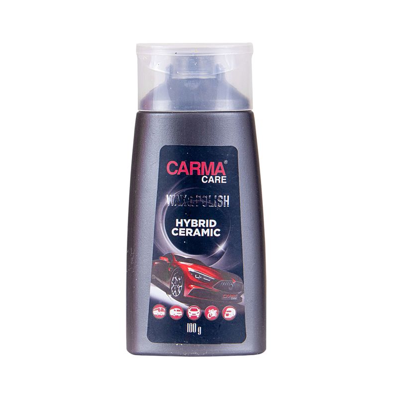 واکس و پولیش بدنه خودرو کارماکر مدل hybrid ceramic وزن 100 گرم