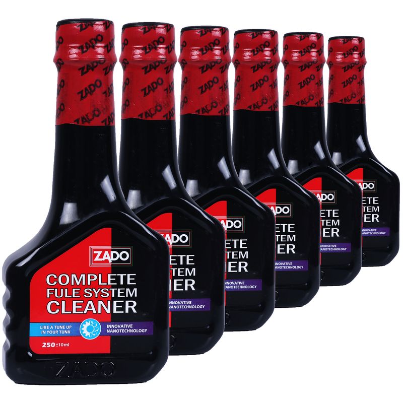 پاک کننده انژکتور خودرو زادو مدل cleaner  حجم 250 میلی لیتر بسته 6 عددی